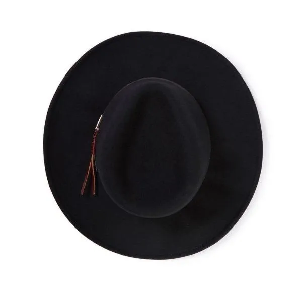 Stetson Wool Crushable Western Hat - Bozeman in Black