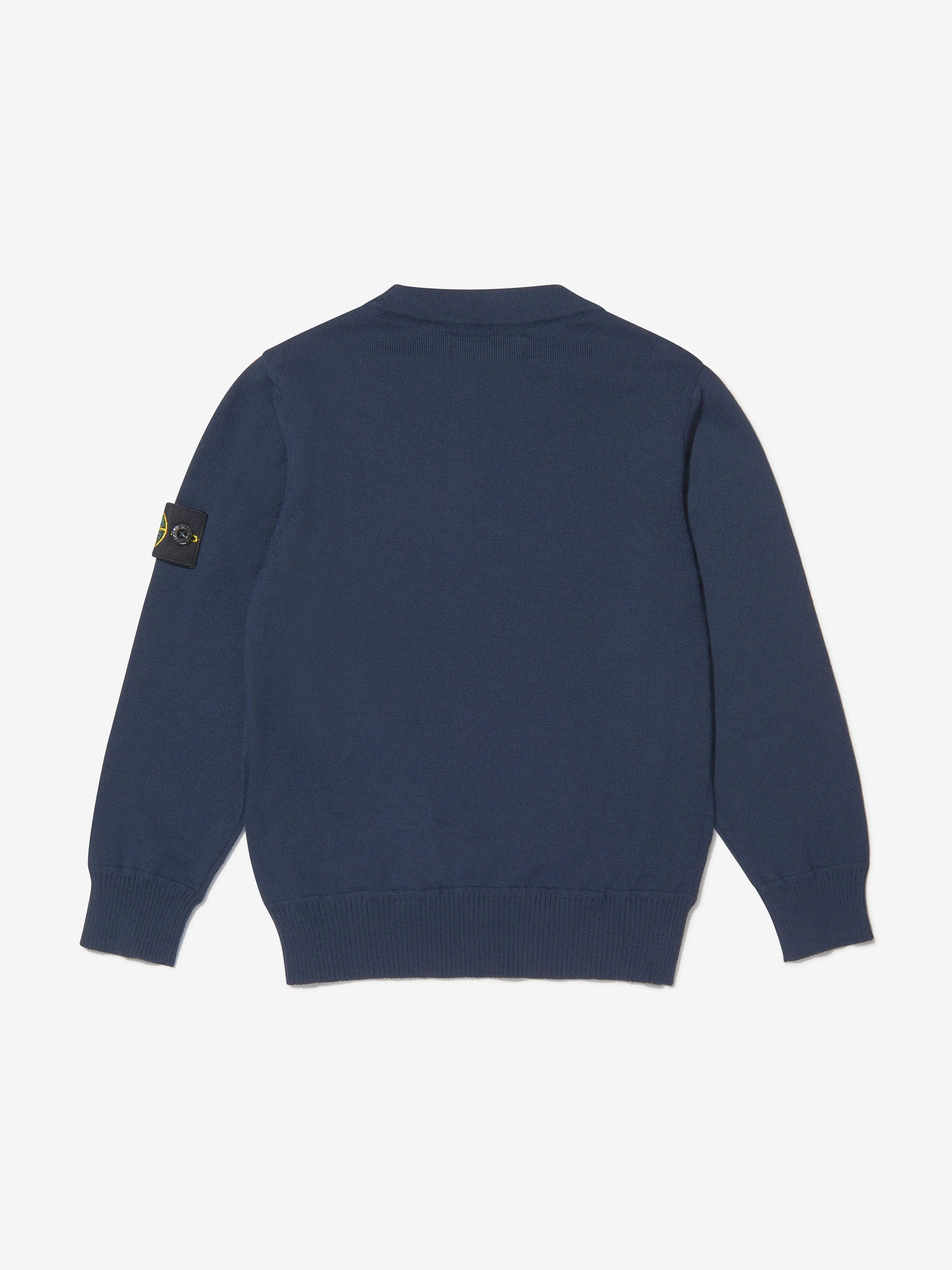 Stone Island Junior Boys Cotton Knitted Crew Neck Sweater