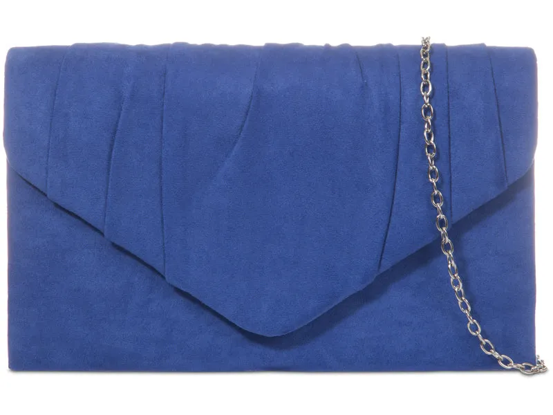 Suede Clutch Bag