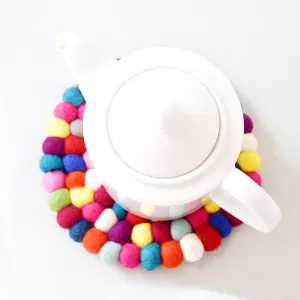 Teapot Trivet - Colourful 20cm