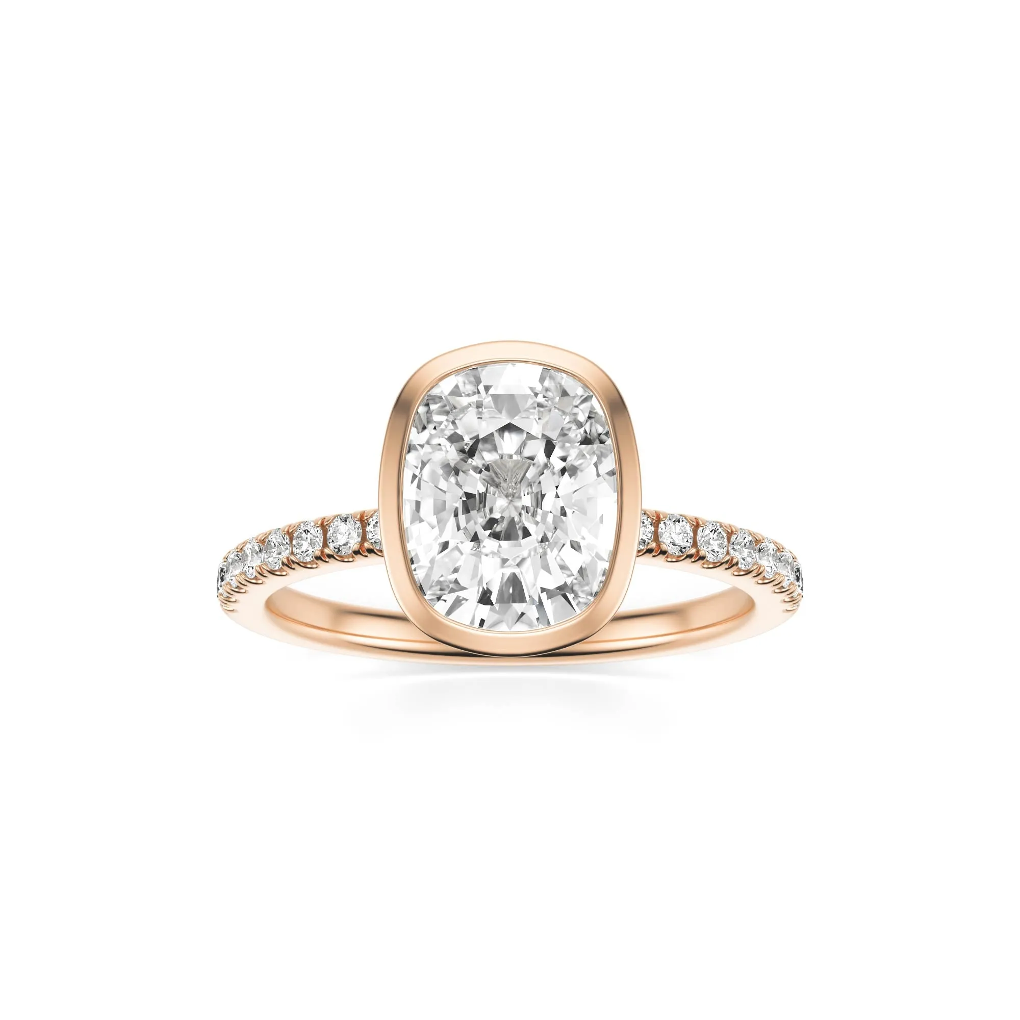 The Elongated Cushion Bezel Pavé