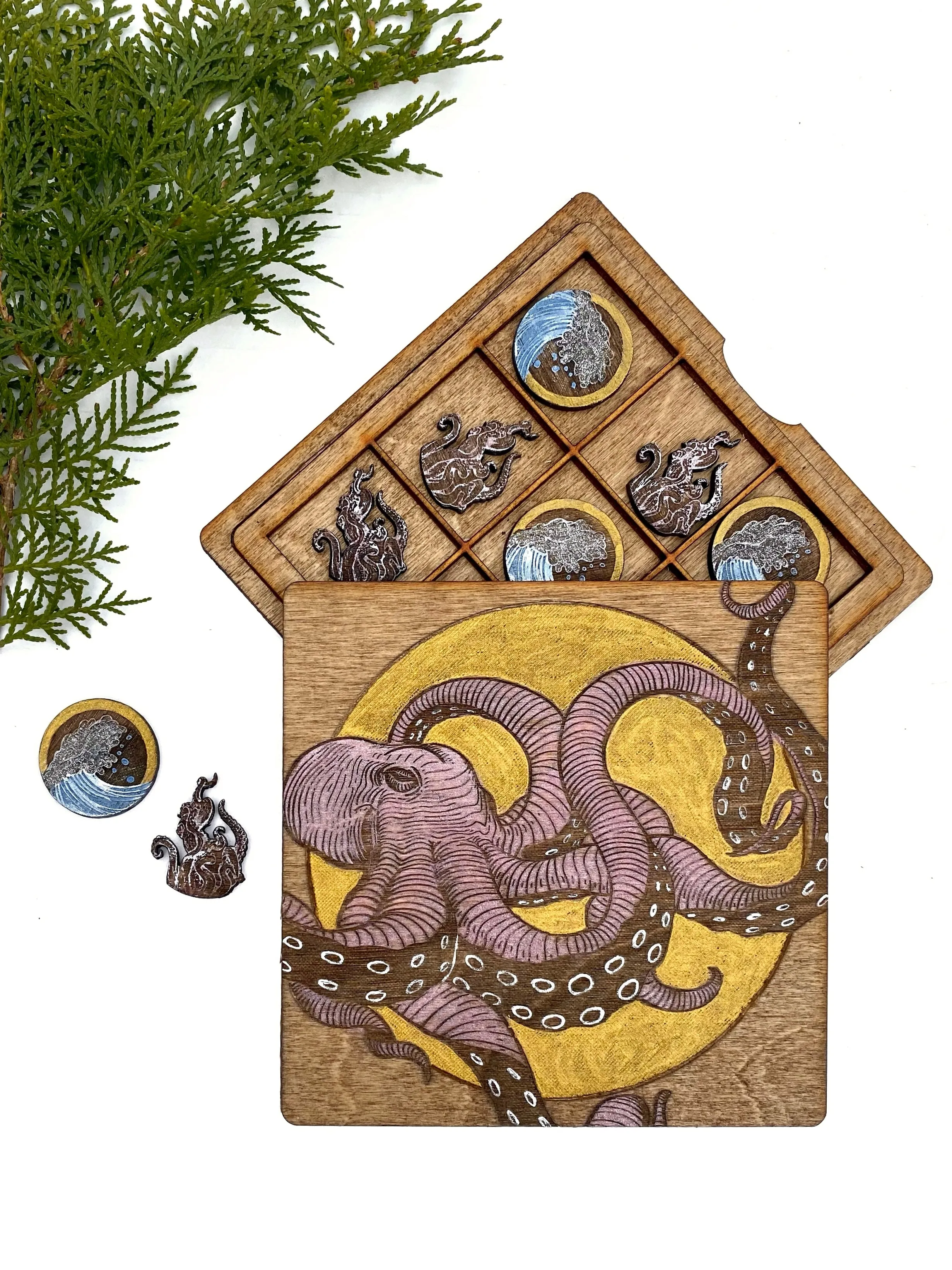 Tic Tac Toe Game - Octopus