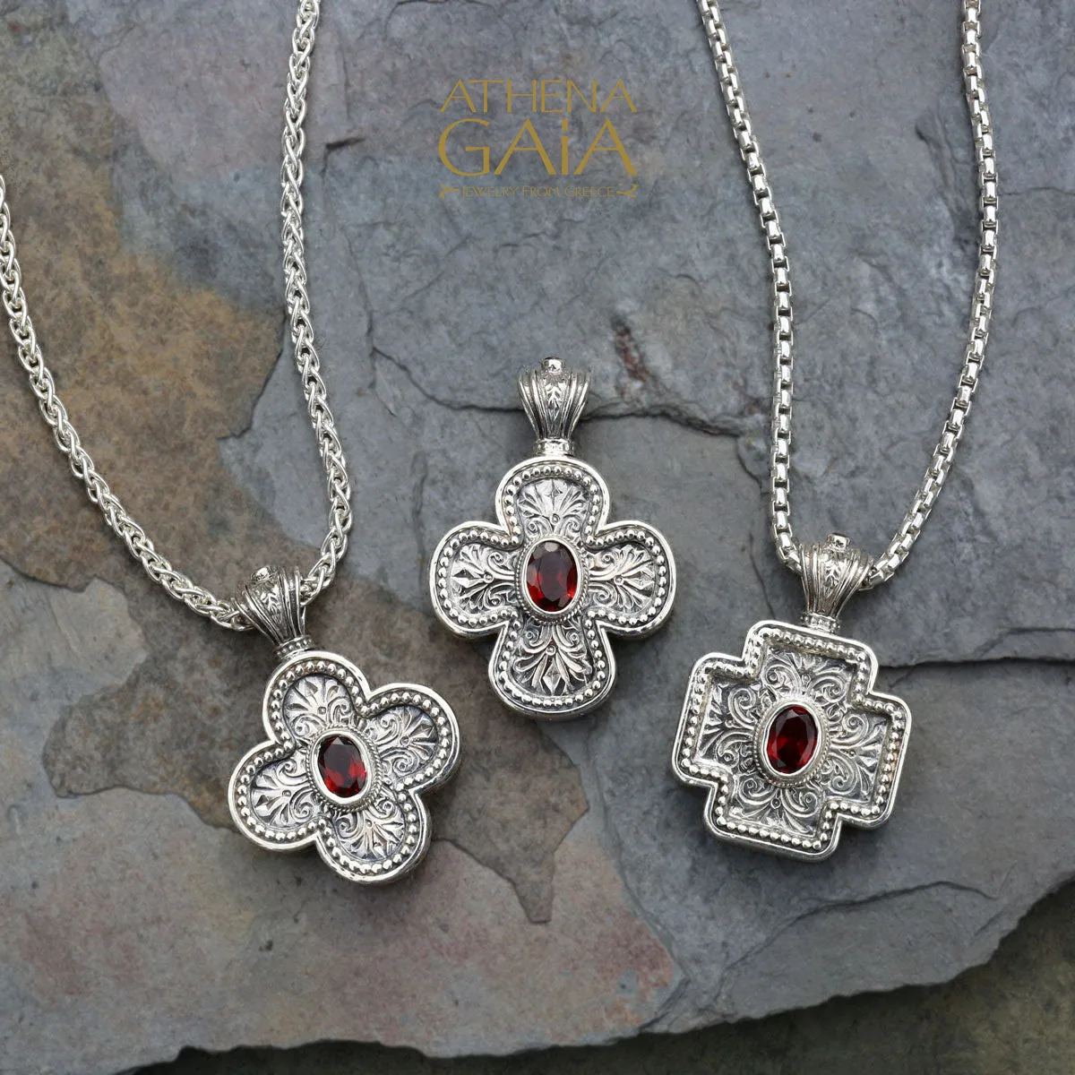 Topaz Greek Cross