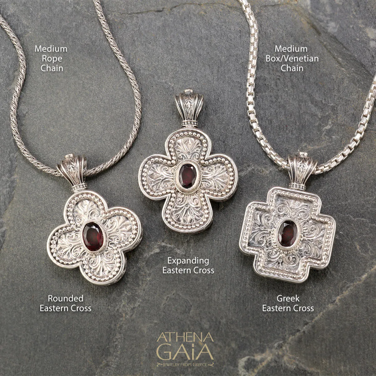 Topaz Greek Cross