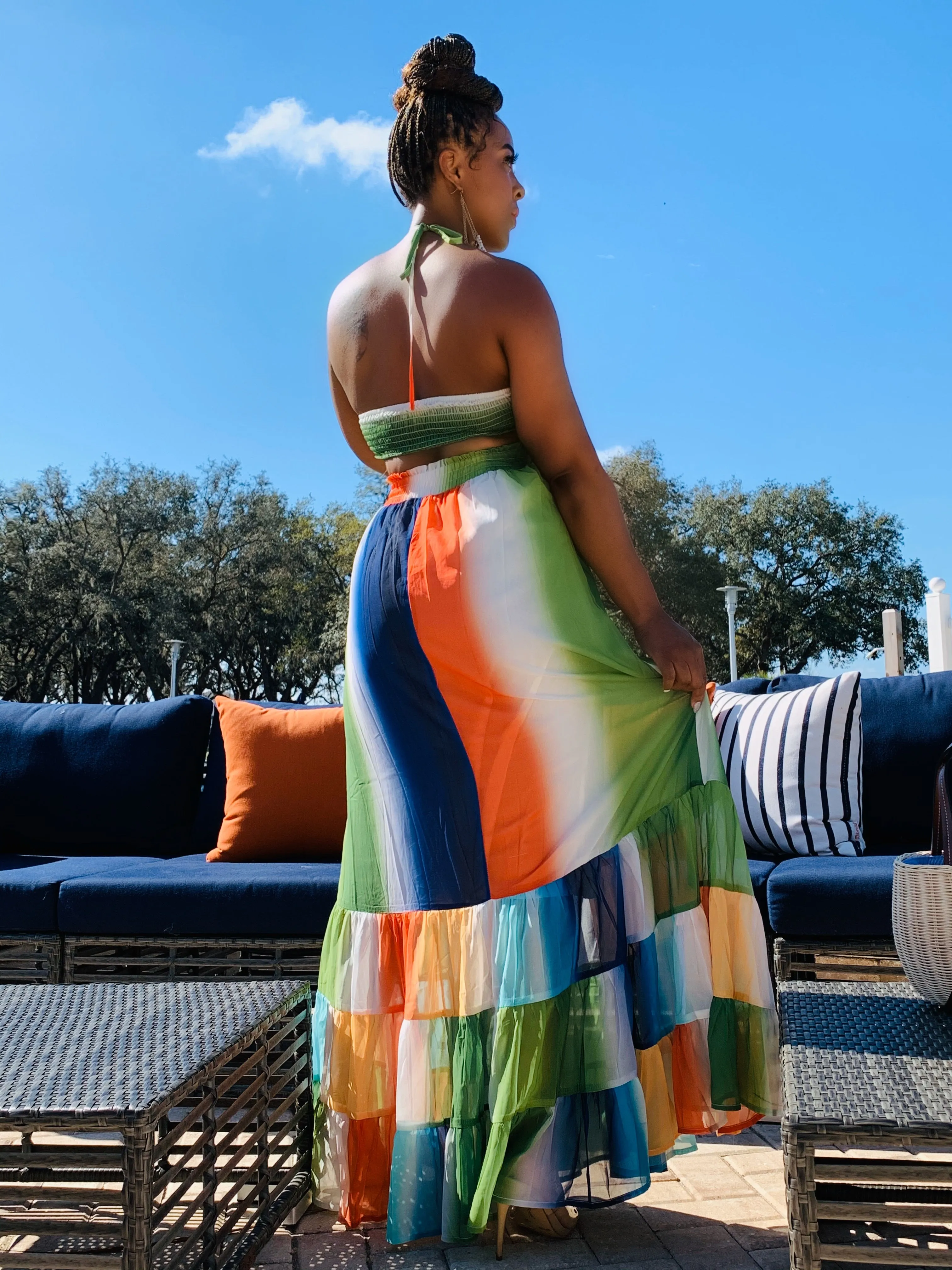 Touch The Rainbow | Maxi Dress