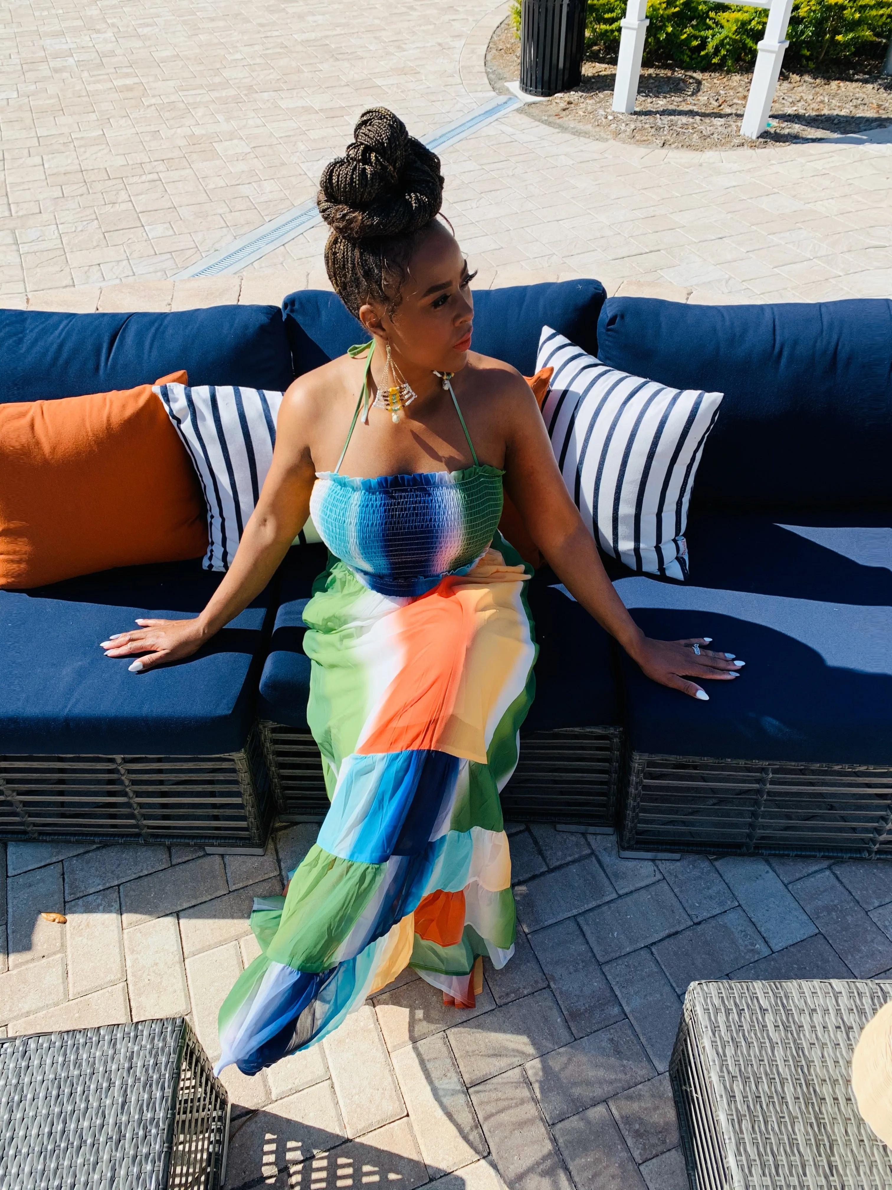 Touch The Rainbow | Maxi Dress