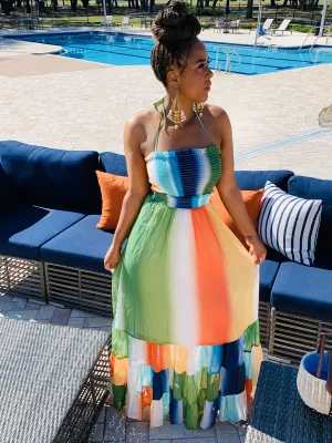 Touch The Rainbow | Maxi Dress