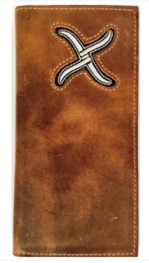 Twisted X White Logo Rodeo Wallet