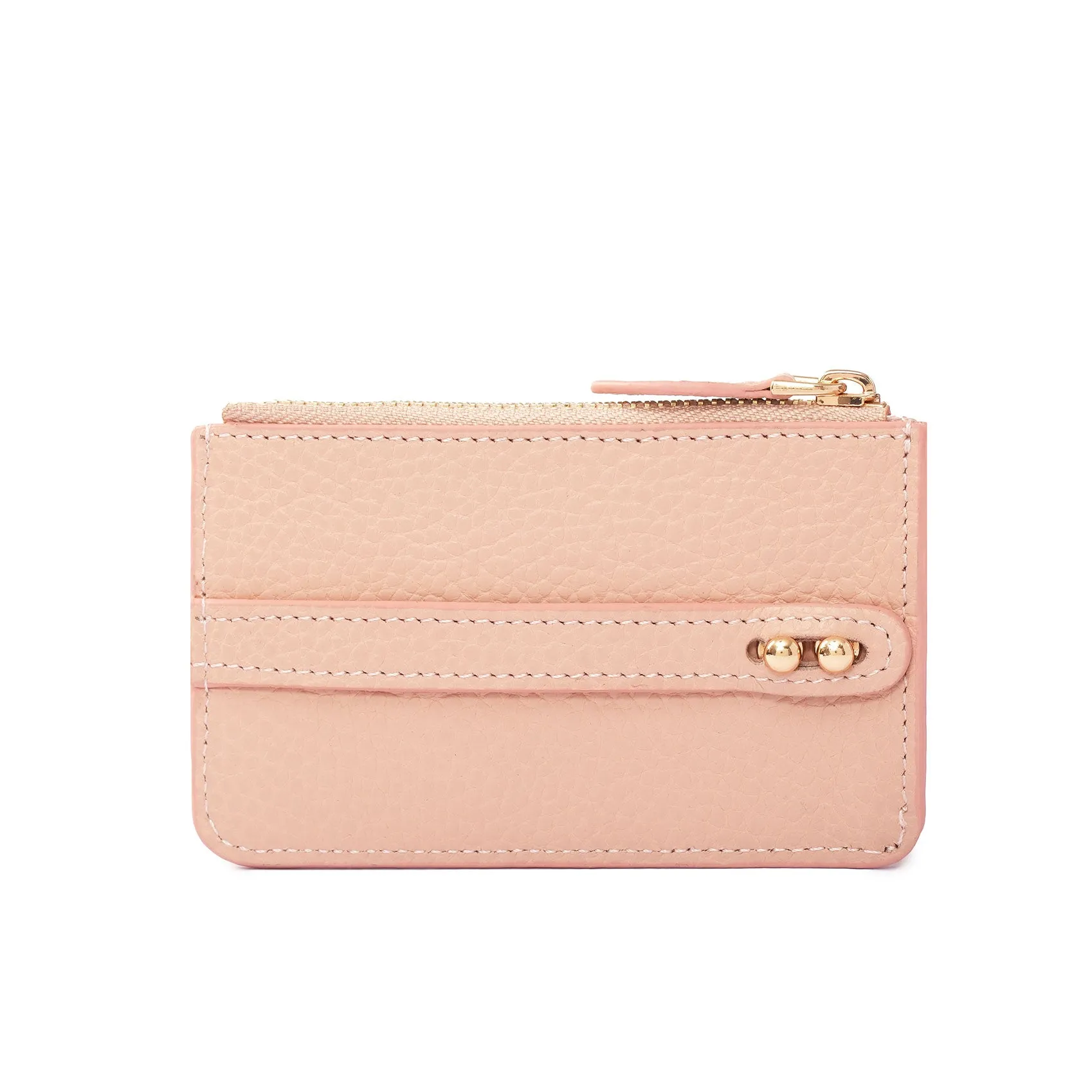 UMBI Personalized Leather Mini Wallet - Powder Pink
