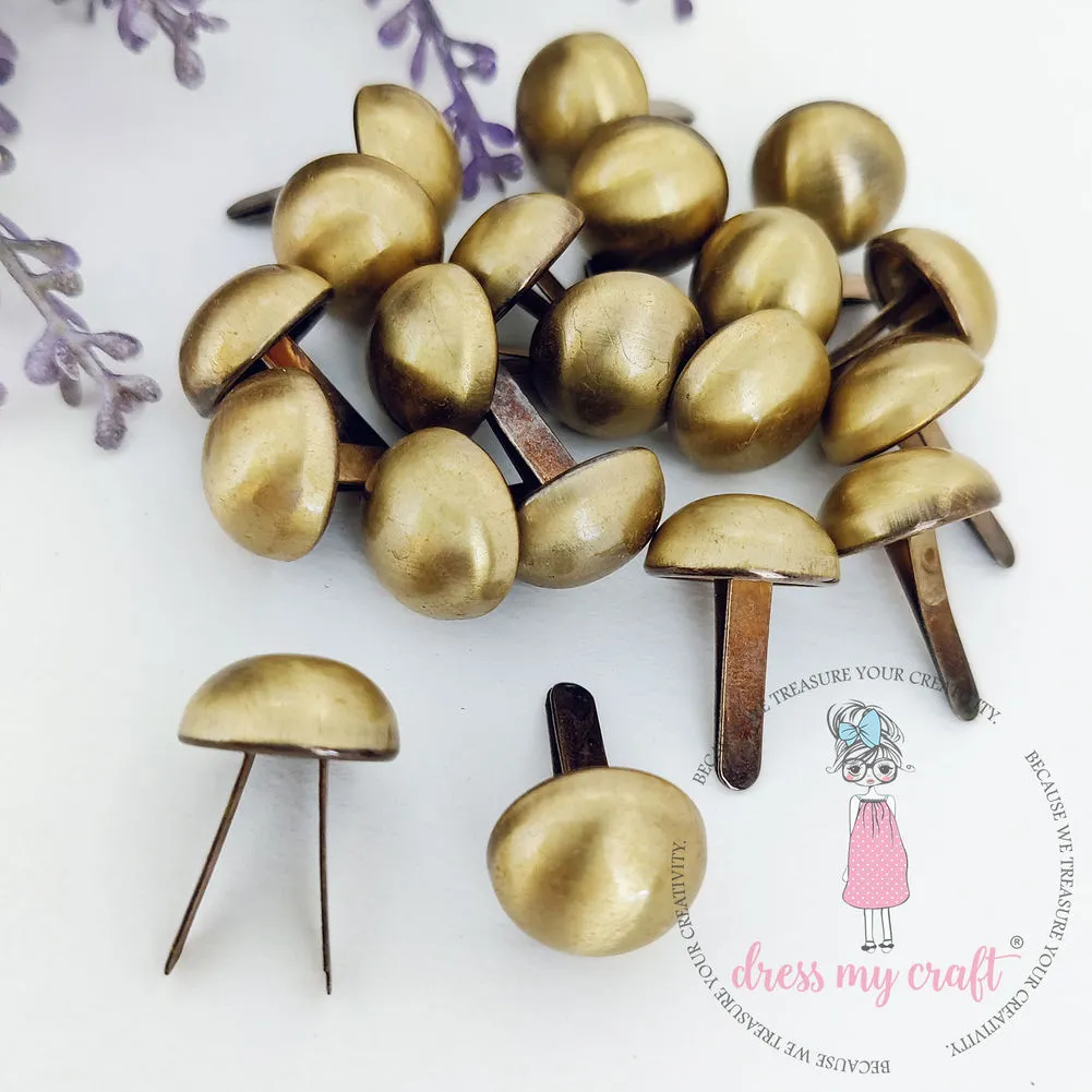 Value Pack - Antique Bronze Brads - 15 MM