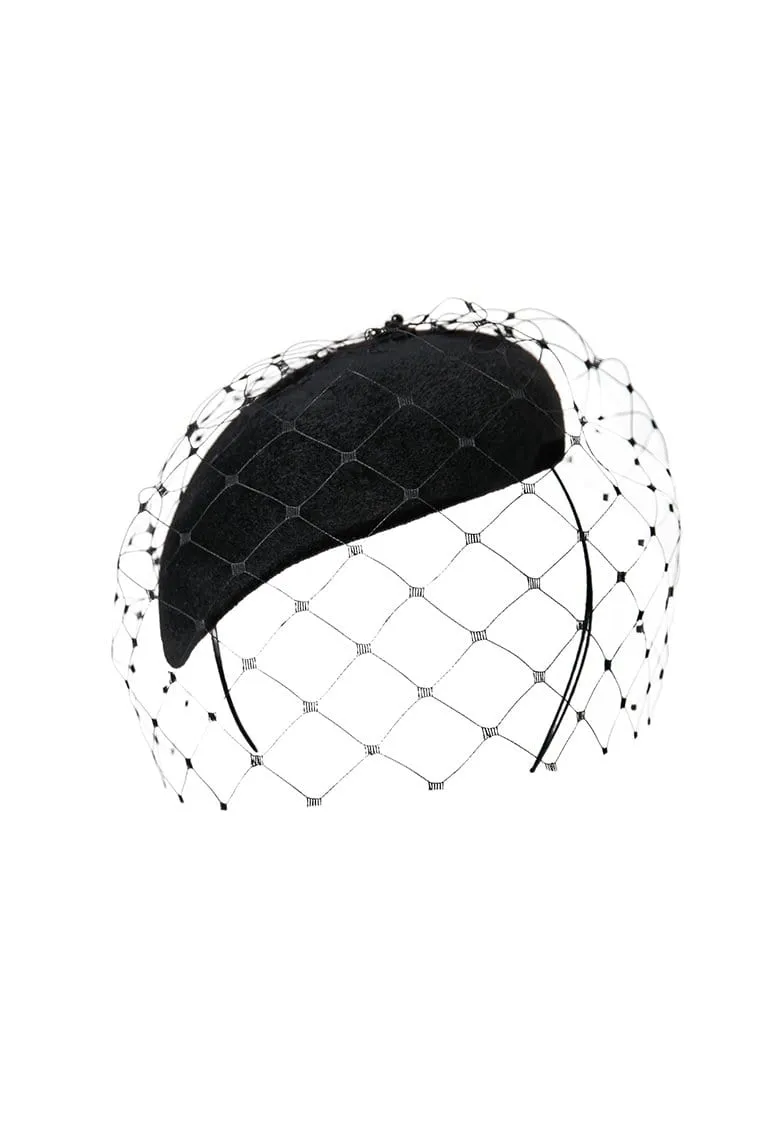 Veiled Percher Hat - Carina