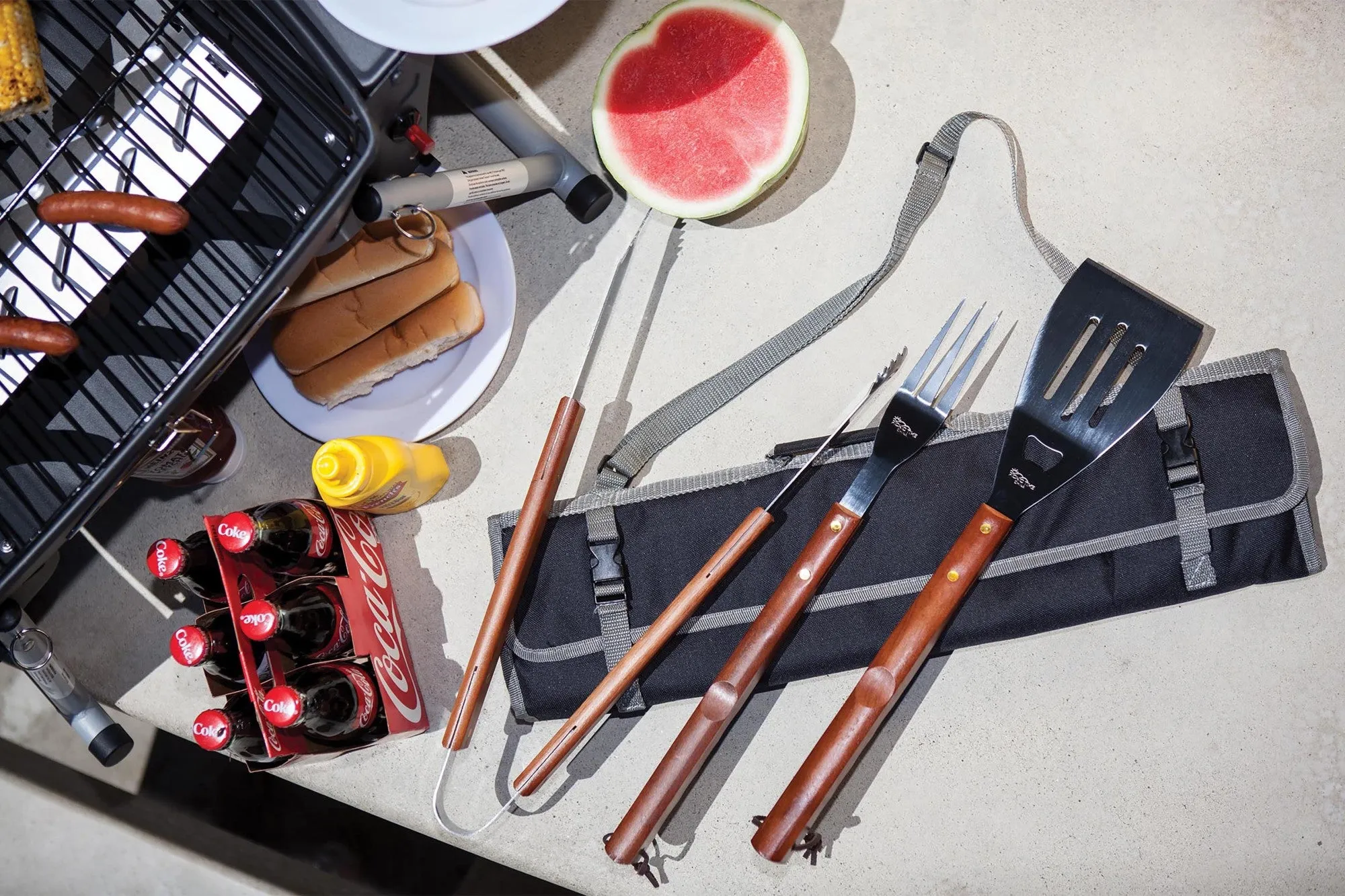 Virginia Cavaliers - 3-Piece BBQ Tote & Grill Set