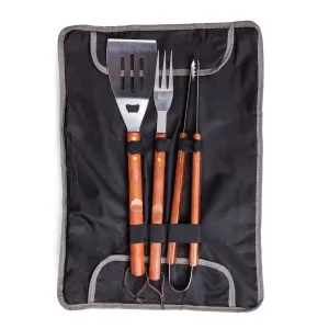 Virginia Tech Hokies - 3-Piece BBQ Tote & Grill Set
