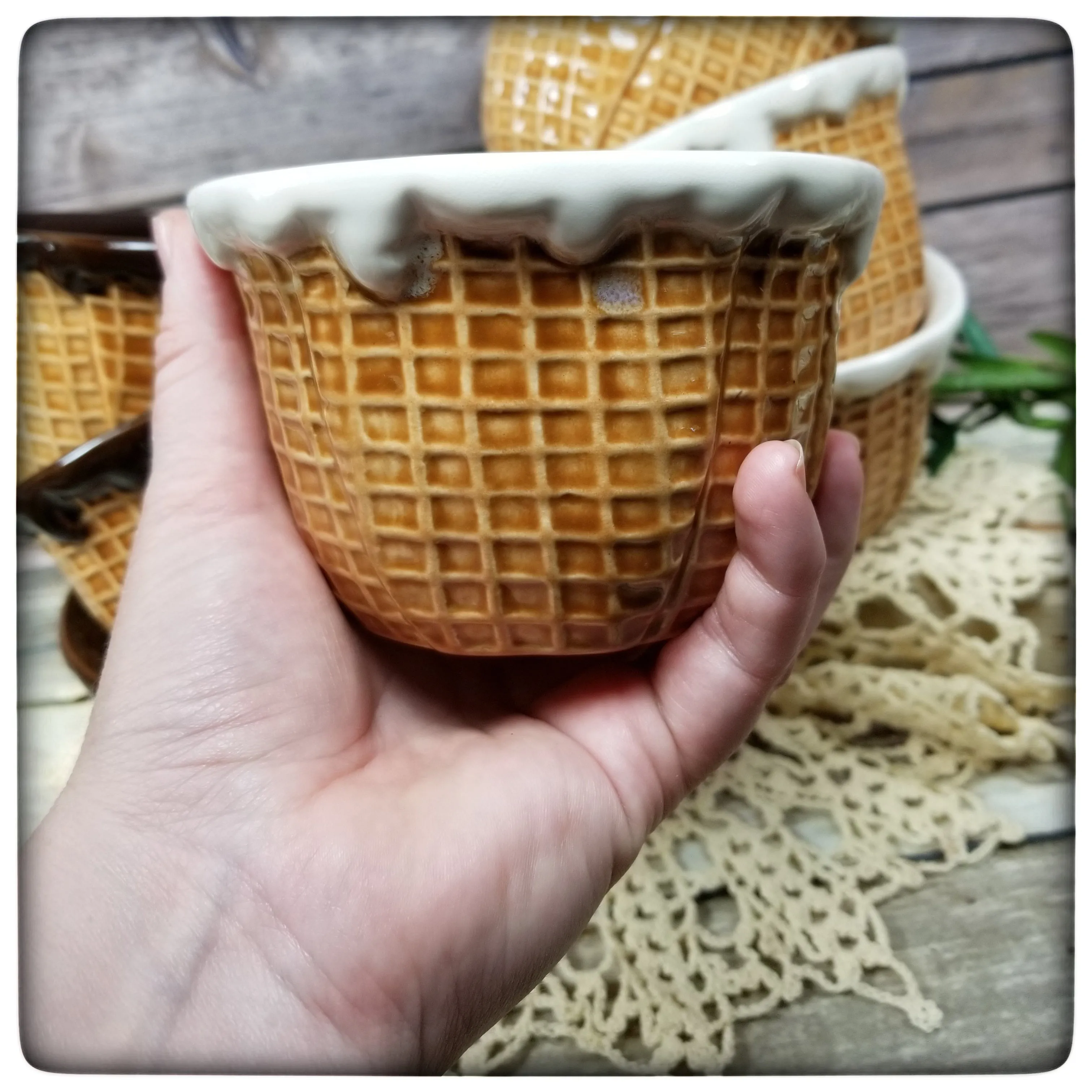 Waffle Cone bowl