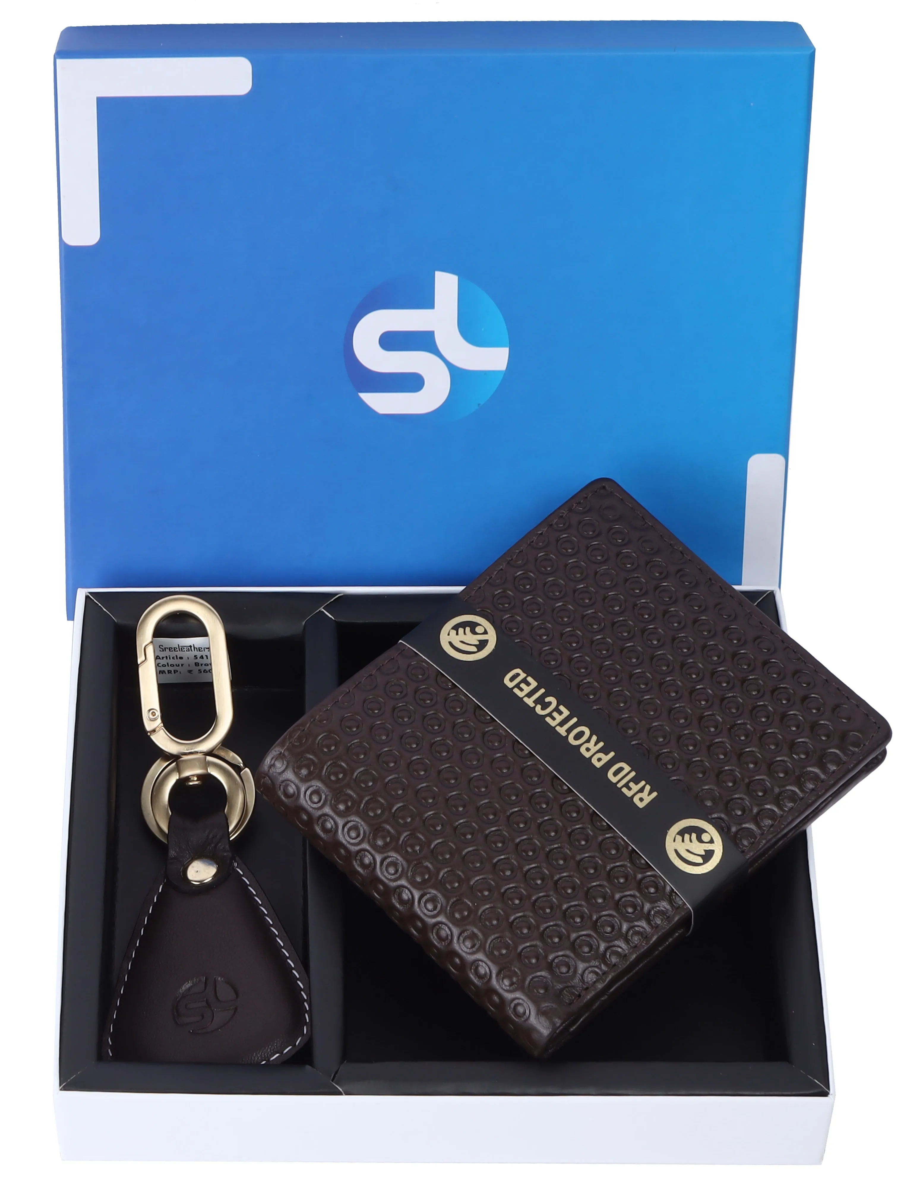 WALLETS WITH KEY RING GIFT COMBO 54129 (RFID)