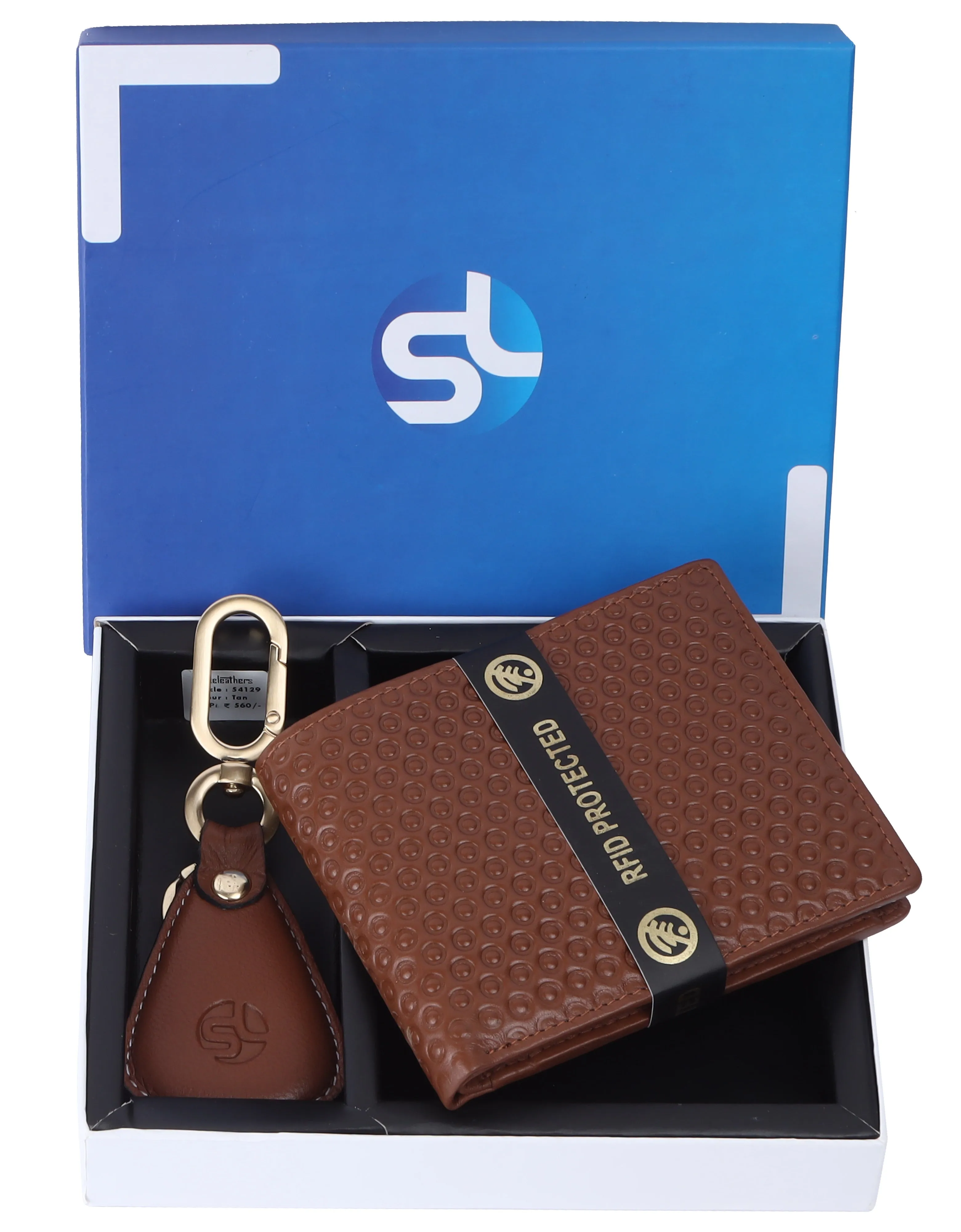 WALLETS WITH KEY RING GIFT COMBO 54129 (RFID)