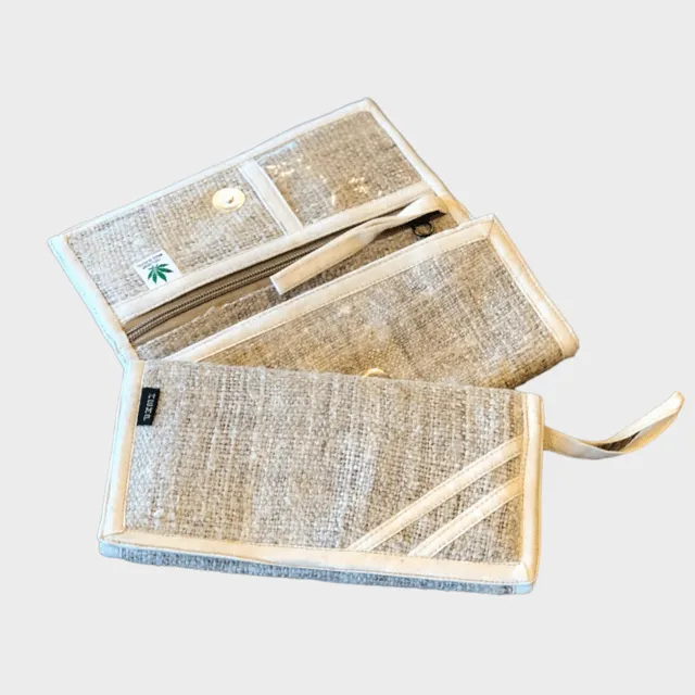 Women's Hemp Wallet - Natural