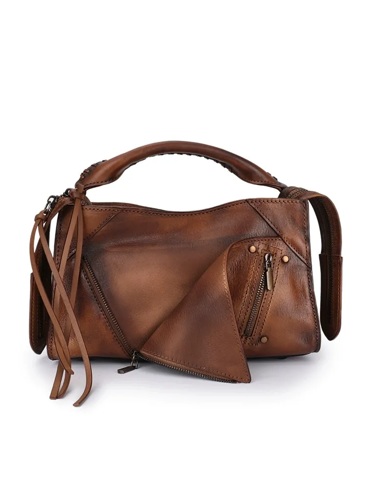 Womens Trendy Leather Handbags Small Over The Shoulder Purse