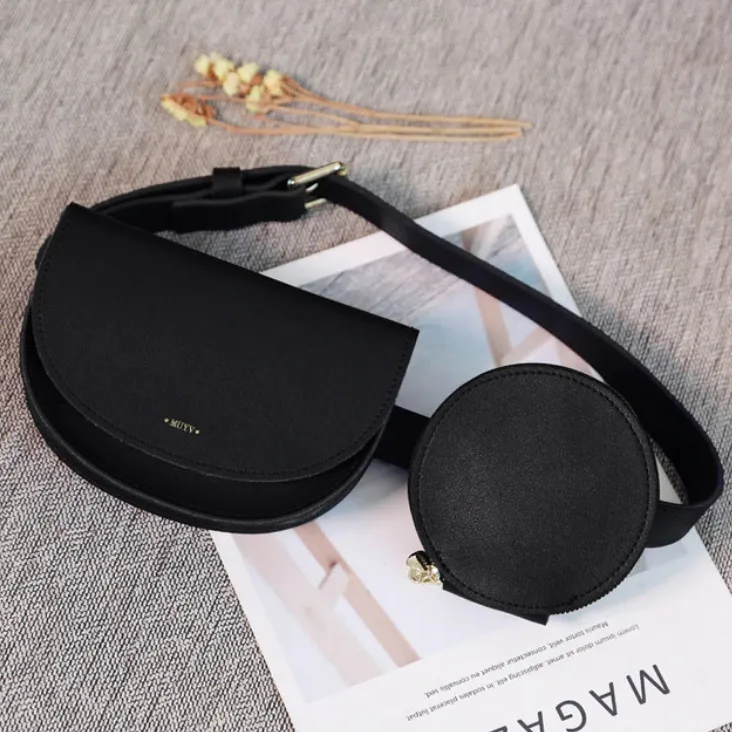 Women's Vintage Casual Waist Bag With Removable Adjustable Belt