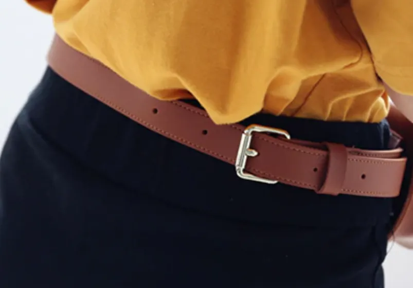Women's Vintage Casual Waist Bag With Removable Adjustable Belt