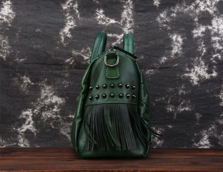 Womens Western Woven Leather Crossbody Purse Leather Handbags For Women