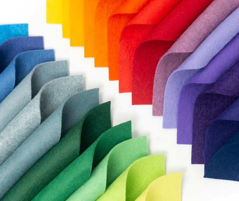 Wool Blend Felt - Various Colours
